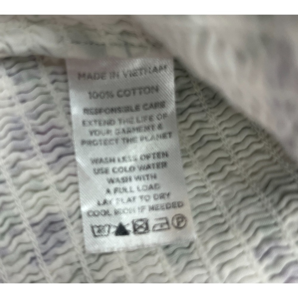 Hill House Home Zoe Crop Top Lavender Floral Wisteria Smocked XL Party Vacation - Picture 13 of 15